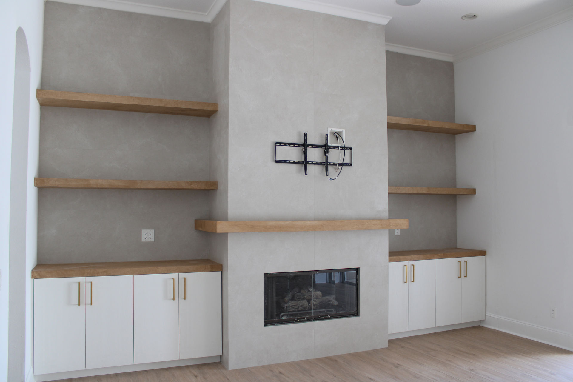 Concrete TV Wall