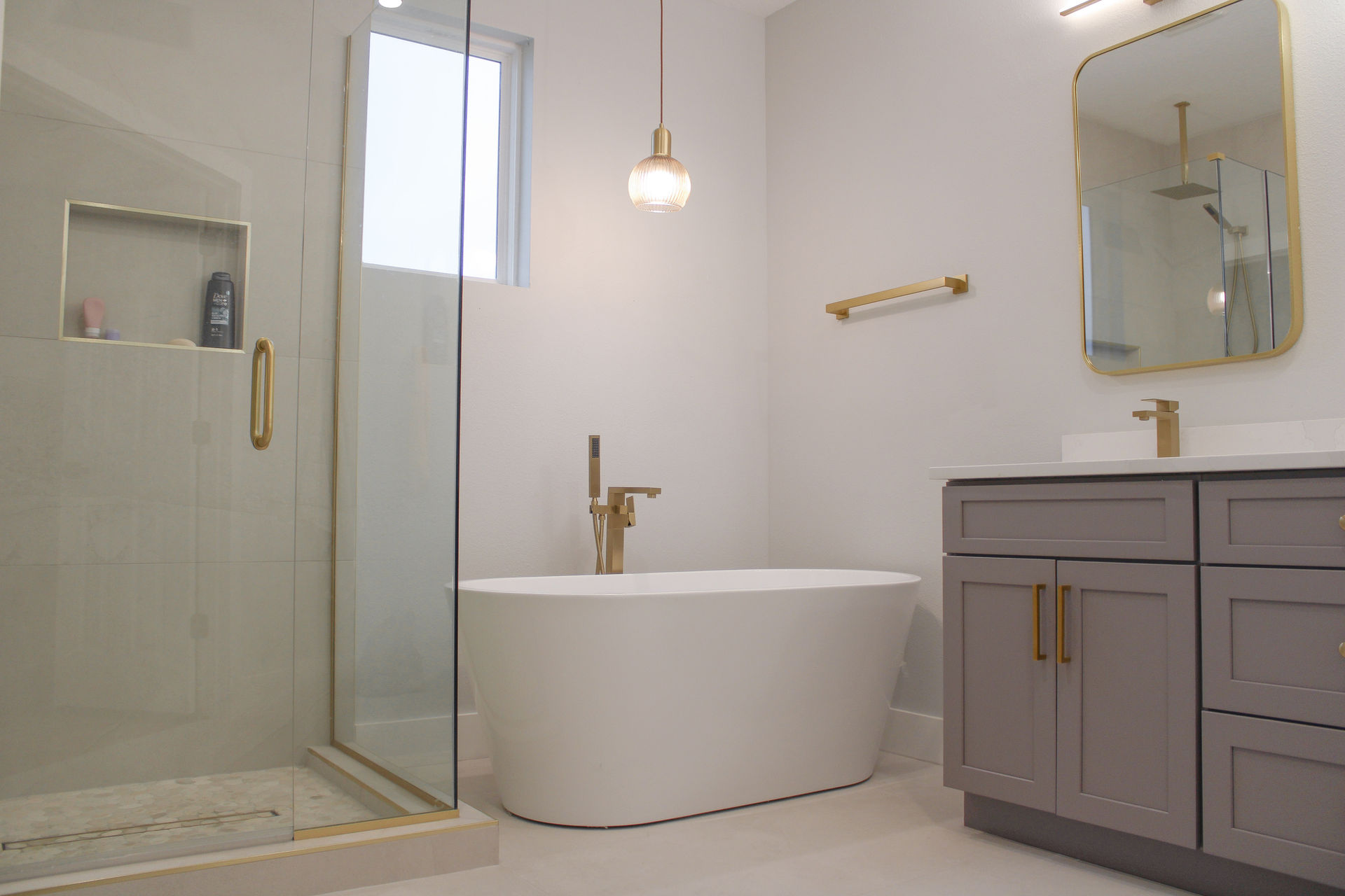 Primary Bath · Brushed Gold